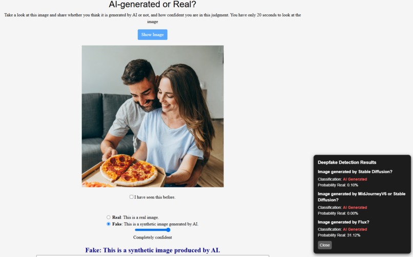 Team 19: VerifyAI Chrome Extension – screenshot 3