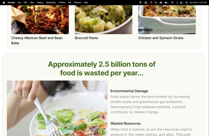 sustainaBite – screenshot 4