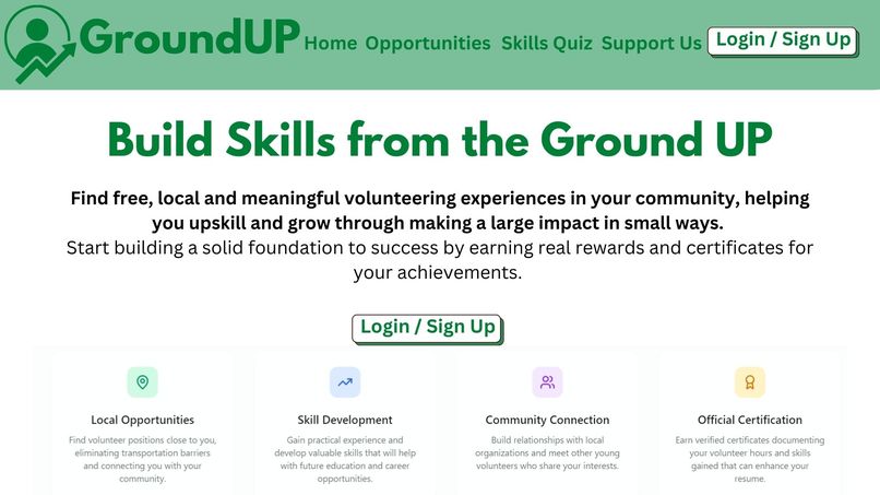GroundUP – screenshot 1