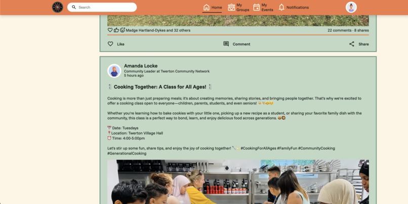 Community Activities Hub – screenshot 2