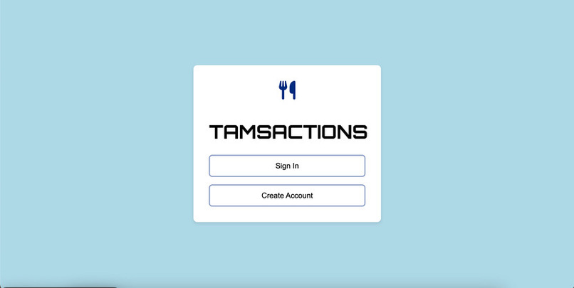 TAMSACTIONS – screenshot 2