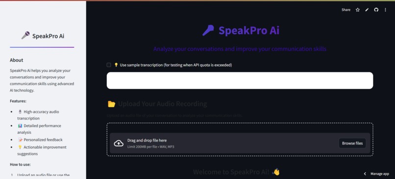 Speak Pro AI – screenshot 2