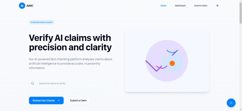 AI Misinformation Counter (AIMC) – screenshot 1