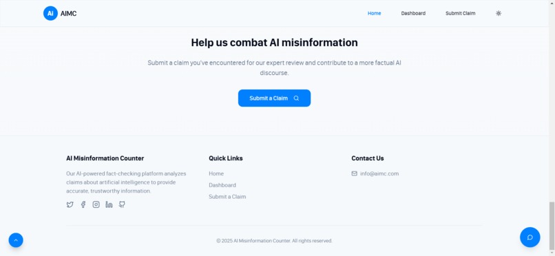 AI Misinformation Counter (AIMC) – screenshot 6