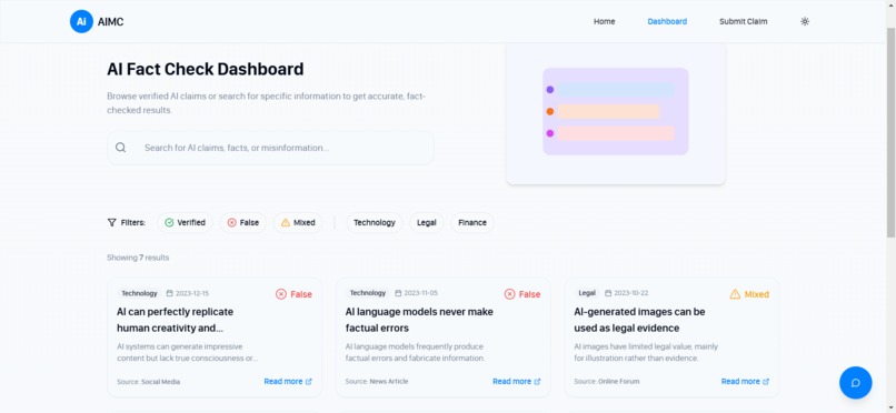 AI Misinformation Counter (AIMC) – screenshot 7