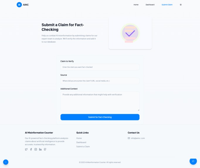 AI Misinformation Counter (AIMC) – screenshot 9