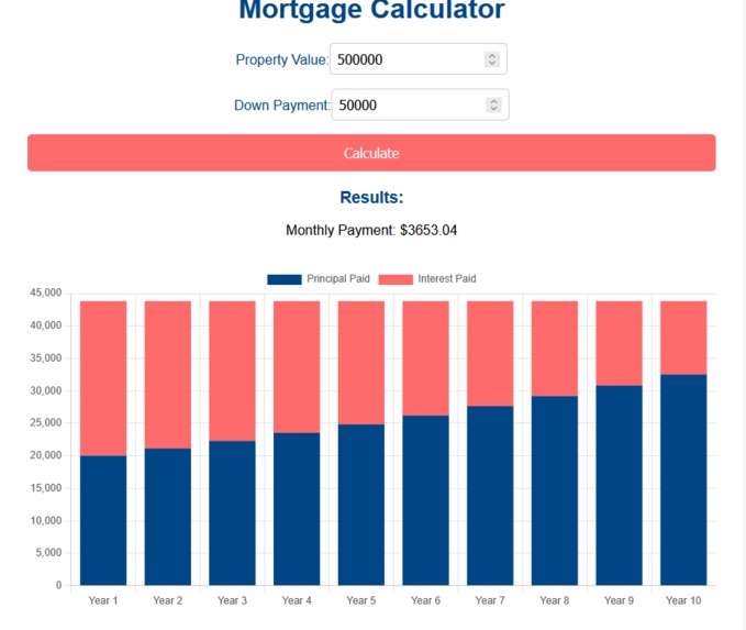 Financial App – screenshot 1