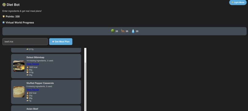 NutriQuest - Your Gamified Guide to Healthier Eating! – screenshot 2