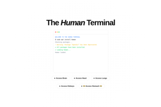 The Human Terminal