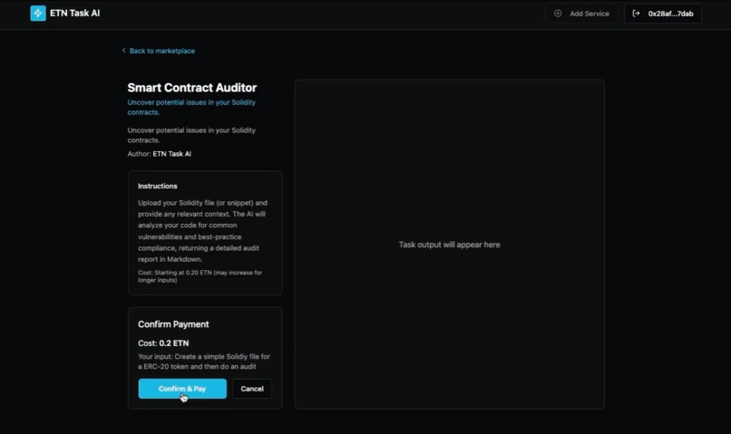 ETN Task AI – screenshot 1
