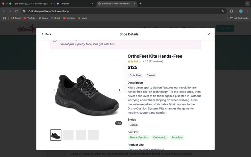 SoleMate – screenshot 5