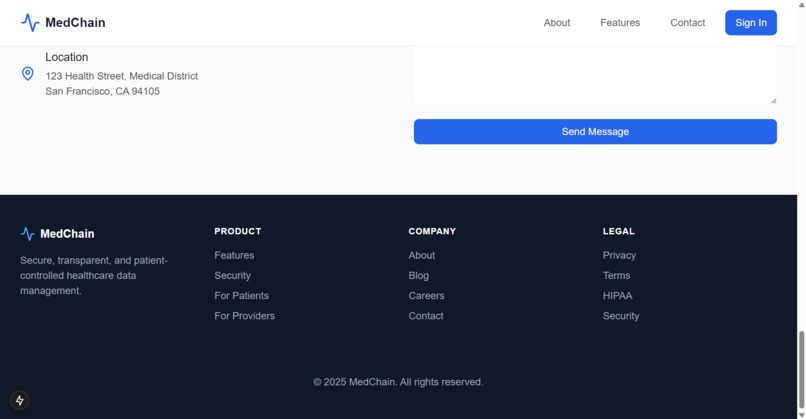 MedChain – screenshot 3
