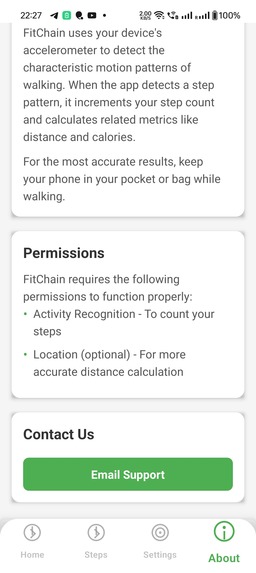FitChain - Fitness Rewards on Electroneum – screenshot 4