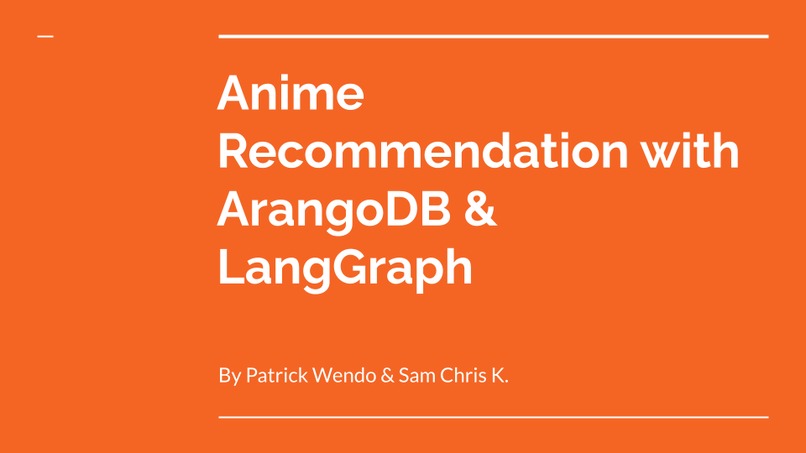 Anime Recommendation System – screenshot 1