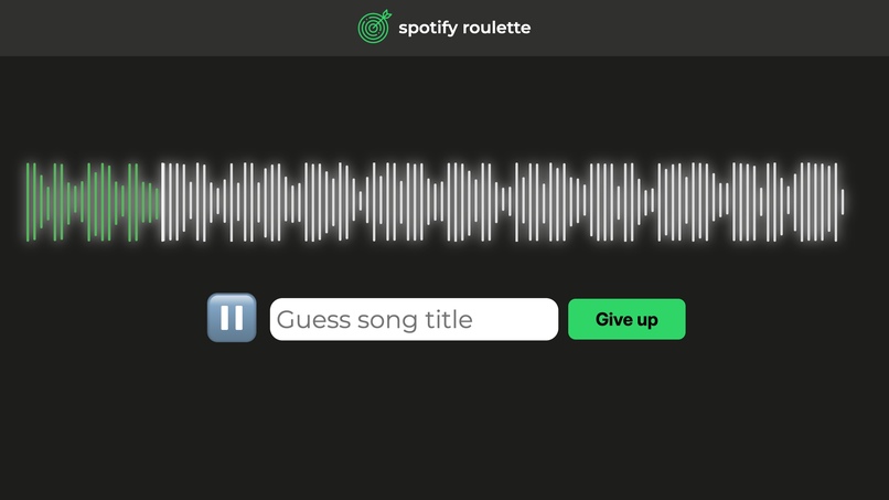 Spotify Roulette – screenshot 2