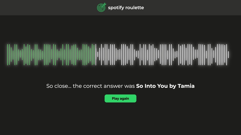 Spotify Roulette – screenshot 3