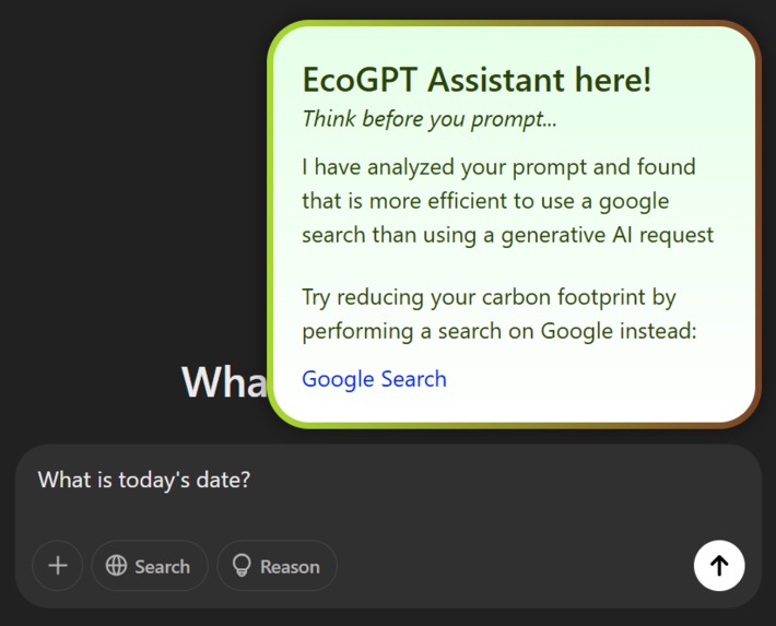EcoGPT – screenshot 1