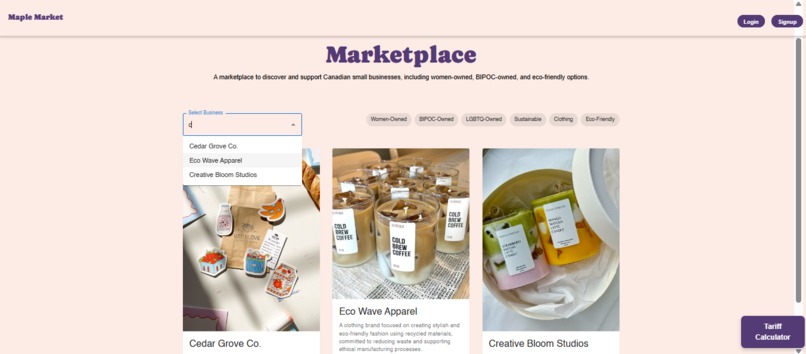 Maple Market – screenshot 2