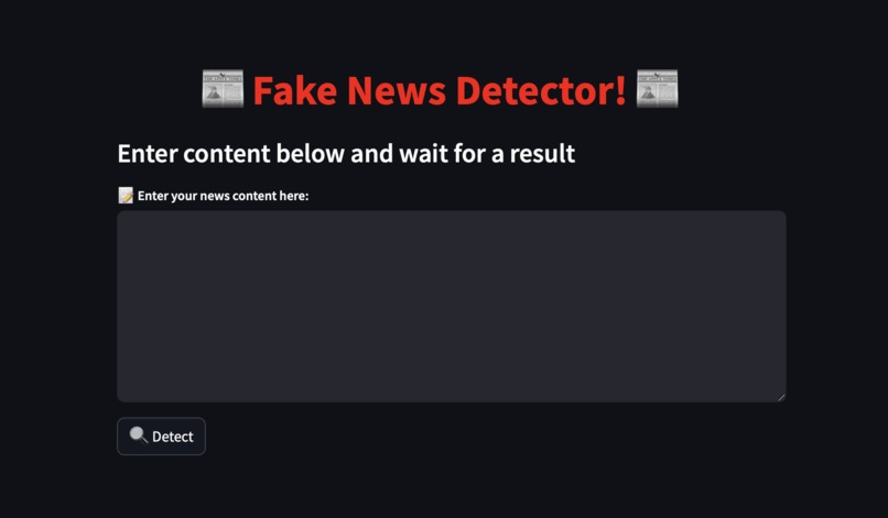 Team 63_FakeNewsDetectorWebsite – screenshot 1