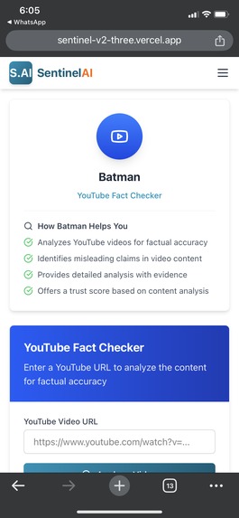 Team 50 - Sentinel.AI – screenshot 3