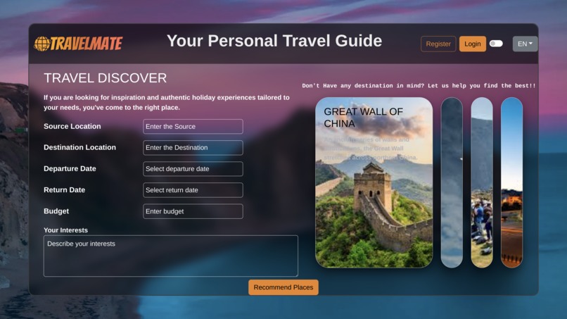 TravelMate – screenshot 1