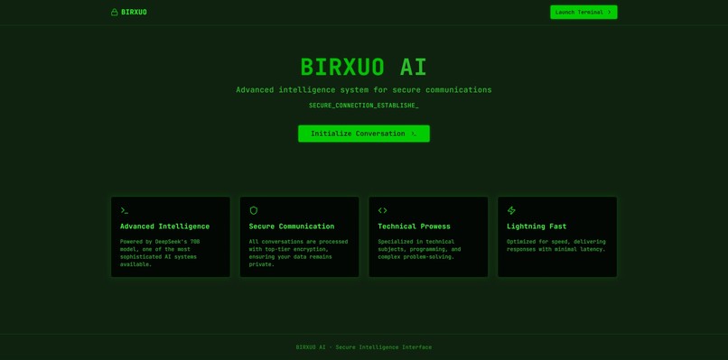 BIRXUO AI: Secure and Intelligent Communication Platform – screenshot 1