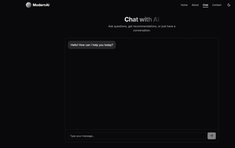 ModernAI – screenshot 1