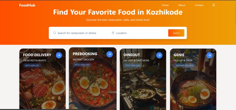 zomato-clonee – screenshot 1