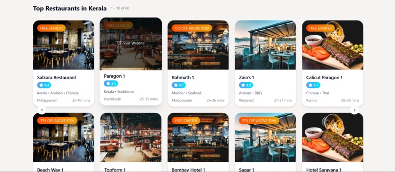 zomato-clonee – screenshot 2