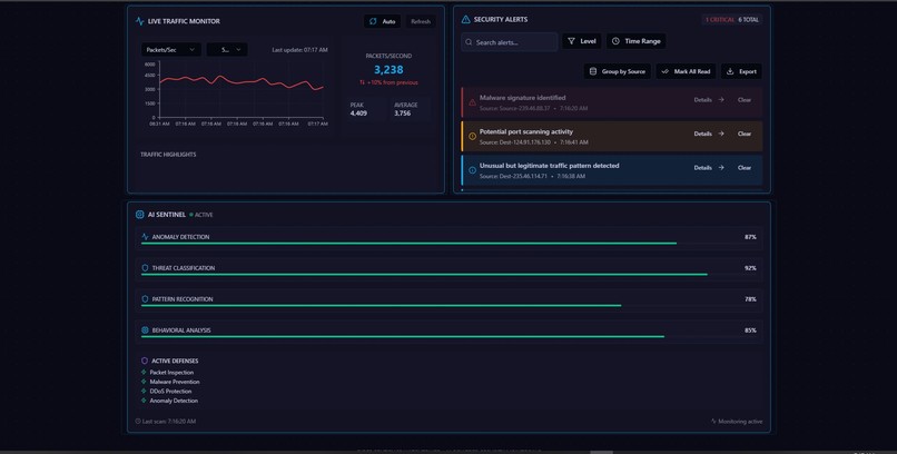 cyber sentience watchtower – screenshot 2