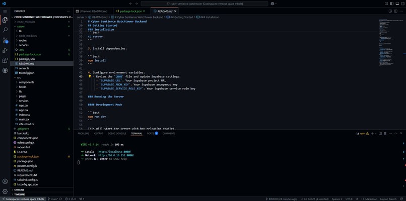 cyber sentience watchtower – screenshot 3