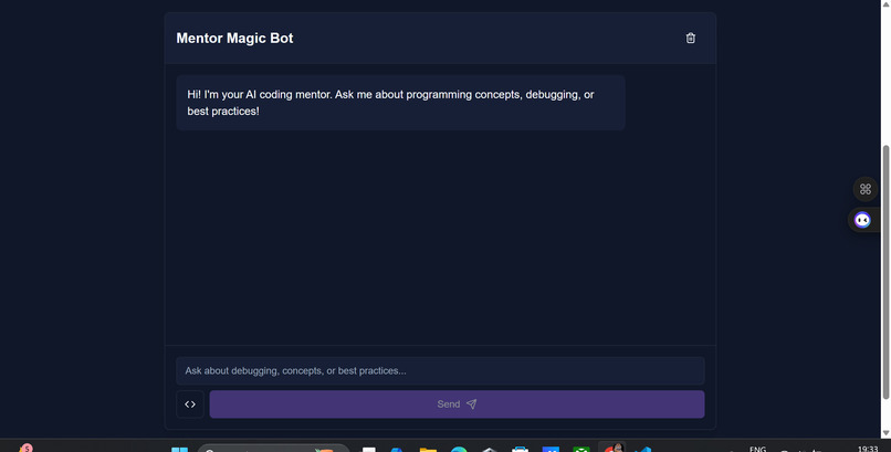 Mentor-magic-bot – screenshot 1