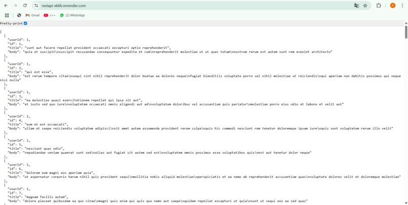 RestCloud – screenshot 1