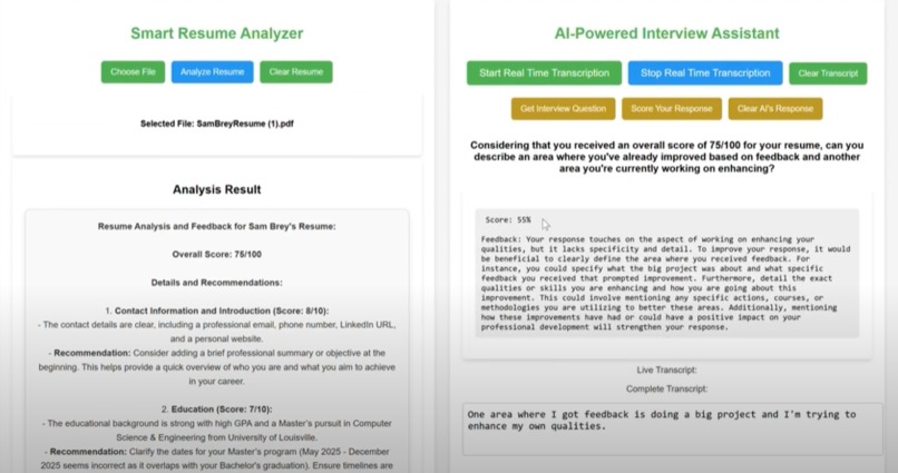 AI-Powered Interview Assistant – screenshot 3