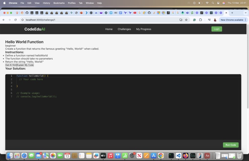 AI-Powered Code Education Platform – screenshot 2