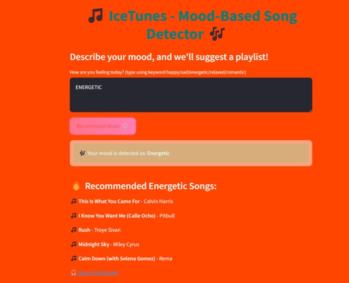 MOOD-BASED SONG DETECTOR – screenshot 4
