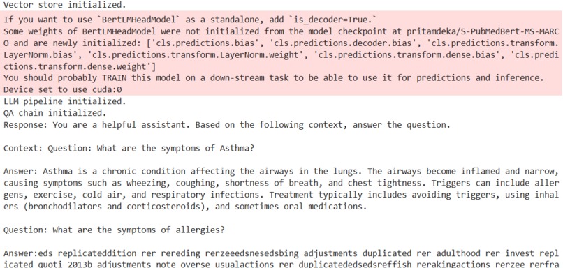 AI CHATBOT FOR INSTANT MEDICAL GUIDANCE – screenshot 1