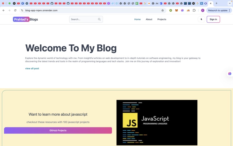 my_blog – screenshot 1