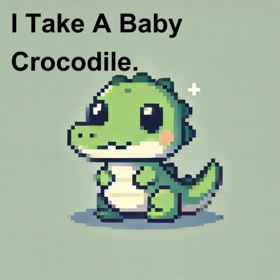 I take a baby crocodile – screenshot 1