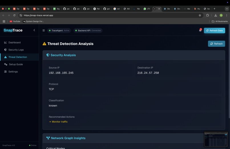 SnapTrace – screenshot 1