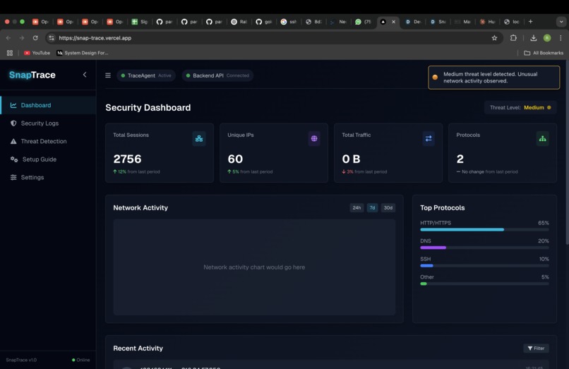 SnapTrace – screenshot 2