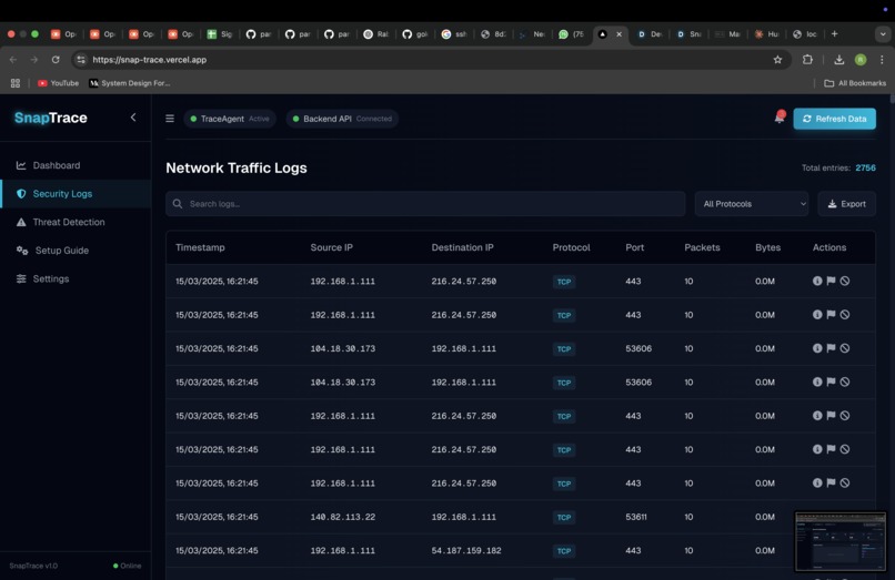 SnapTrace – screenshot 3