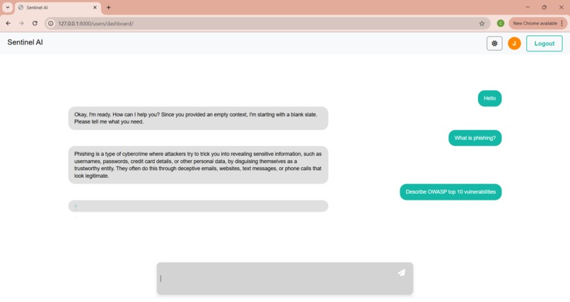 Sentinel AI – screenshot 2