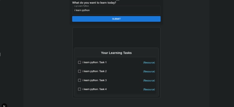 AI- LEARNING TOOL – screenshot 1