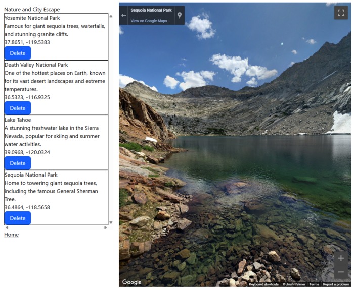 Dream Vacation Planner – screenshot 2
