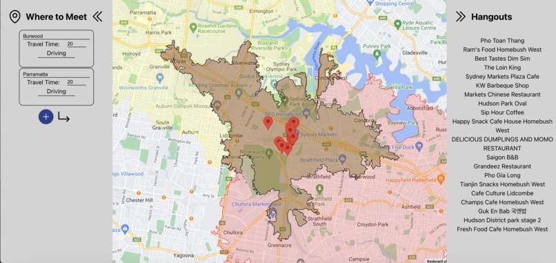 Where2Meet – screenshot 1
