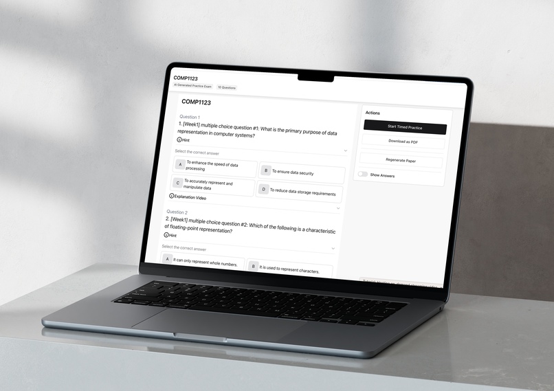 Exam Paper Generator – screenshot 2