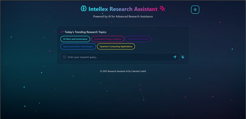 Intellex Research Assistant AI | Devpost