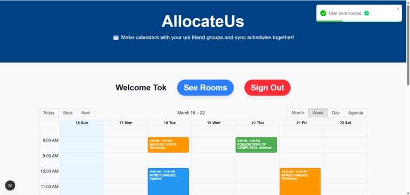 AllocateUs – screenshot 2