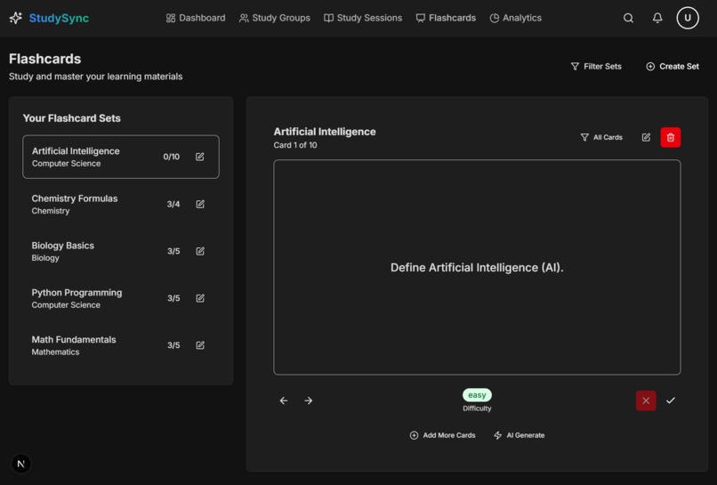 StudySync – screenshot 2